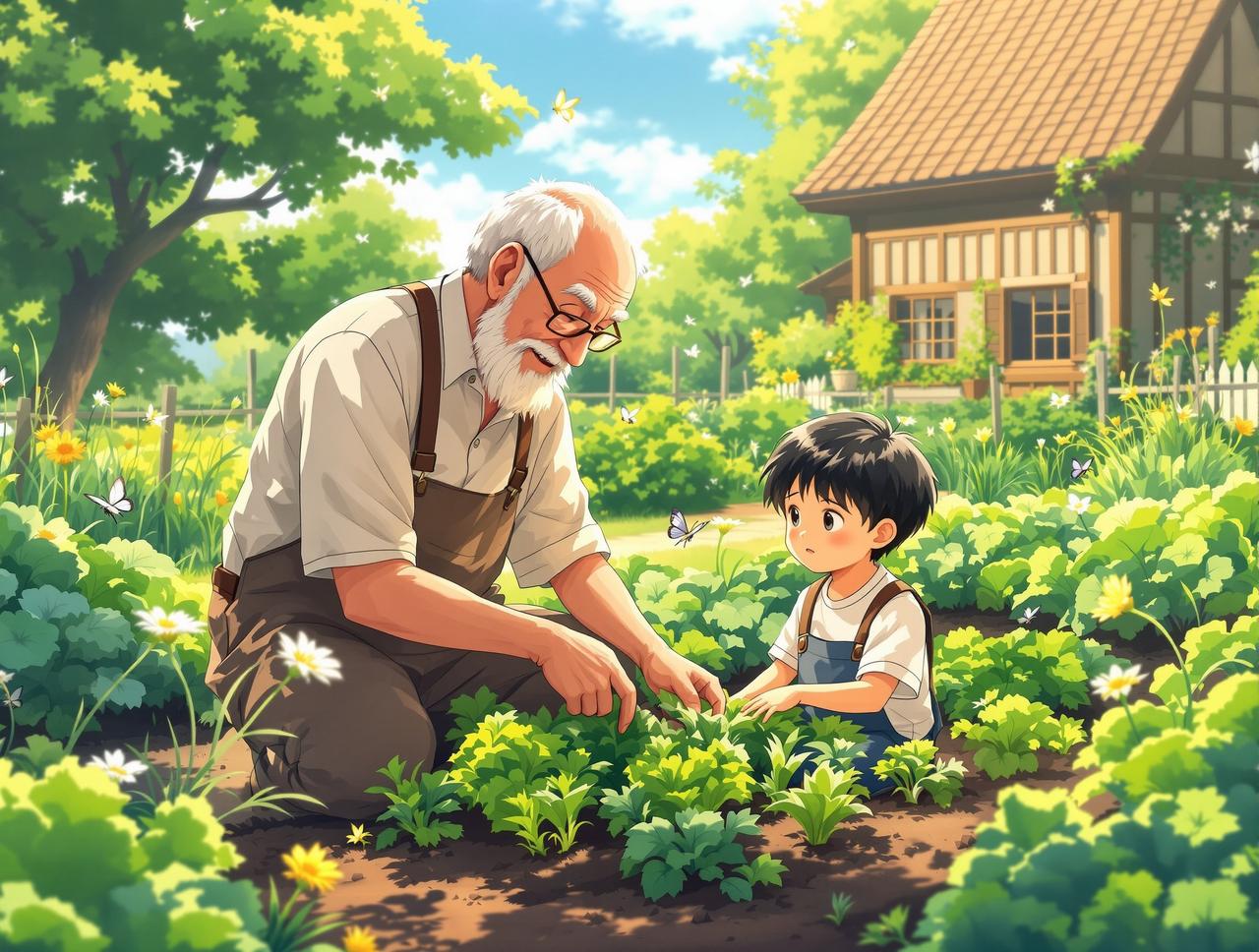 番茄短剧电脑版 - 爷爷的菜园 - 祖孙田园慢时光